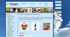 Desktop Screenshot of ecoshopper.de