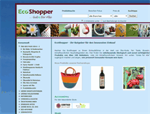 Tablet Screenshot of ecoshopper.de